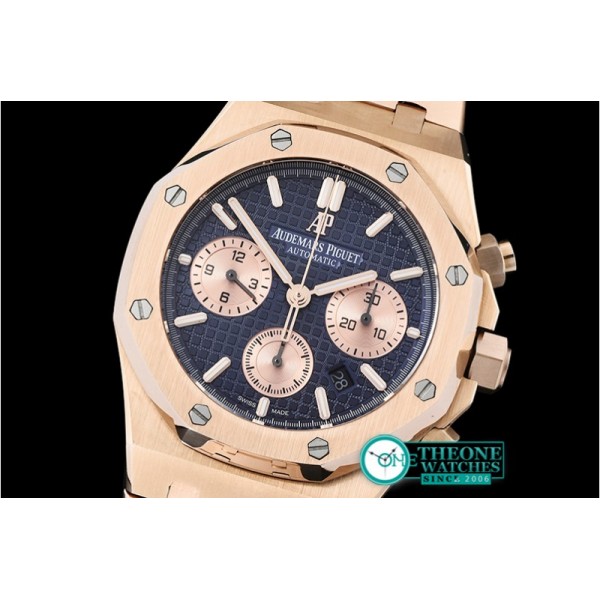 Audemars Piguet - Royal Oak Chronograph 26320ST RG/RG Blue/RG JHF A7750