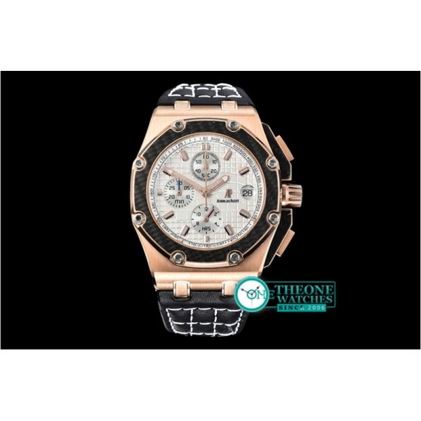 Audemars Piguet - RO Offshore Montoya RG/LE White VK Quartz Chronograph