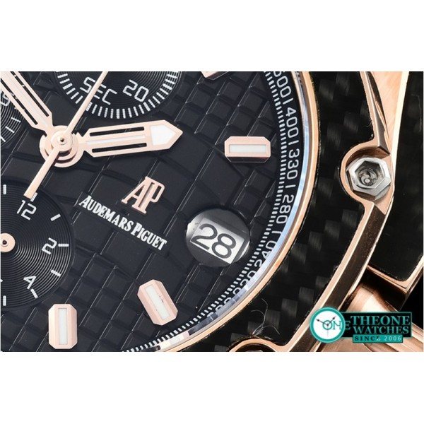Audemars  - RO Offshore Montoya RG/LE Black VK Quartz Chronograph
