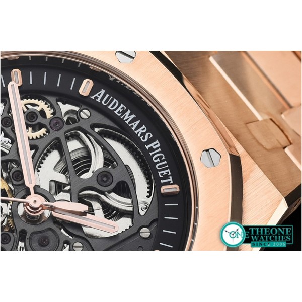 Audemars Piguet - RO 41mm Double Balance Wheel Ref.15407 RG/RG JF A23J