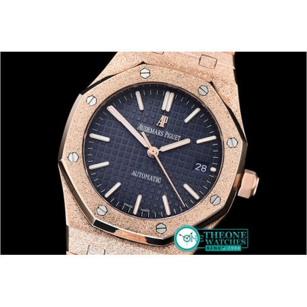 Audemars Piguet - AP Royal Oak 37mm Frosted RG/RG Blue JHF MY9015