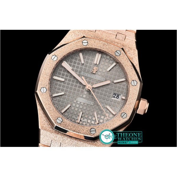 Audemars Piguet - AP Royal Oak 37mm Frosted RG/RG Grey JHF MY9015