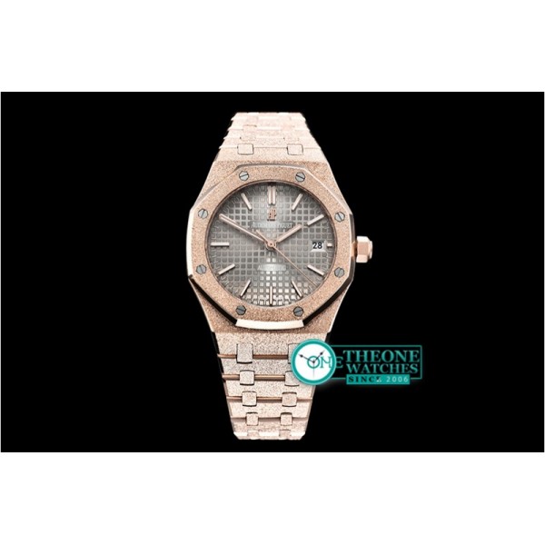 Audemars Piguet - AP Royal Oak 37mm Frosted RG/RG Grey JHF MY9015