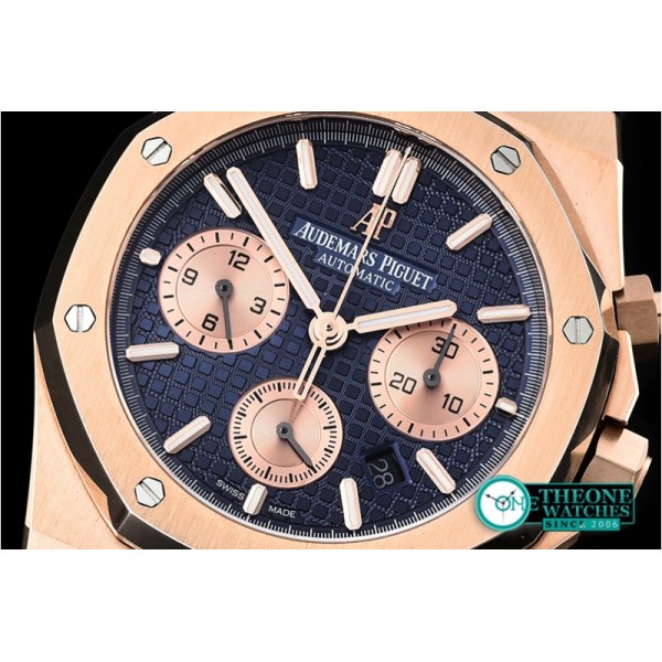 Audemars Piguet - Royal Oak Chronograph 26320ST RG/LE Blue/RG JHF A7750