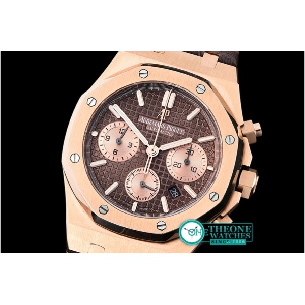 Audemars Piguet - Royal Oak Chronograph 26320ST RG/LE Brown/RG JHF A7750