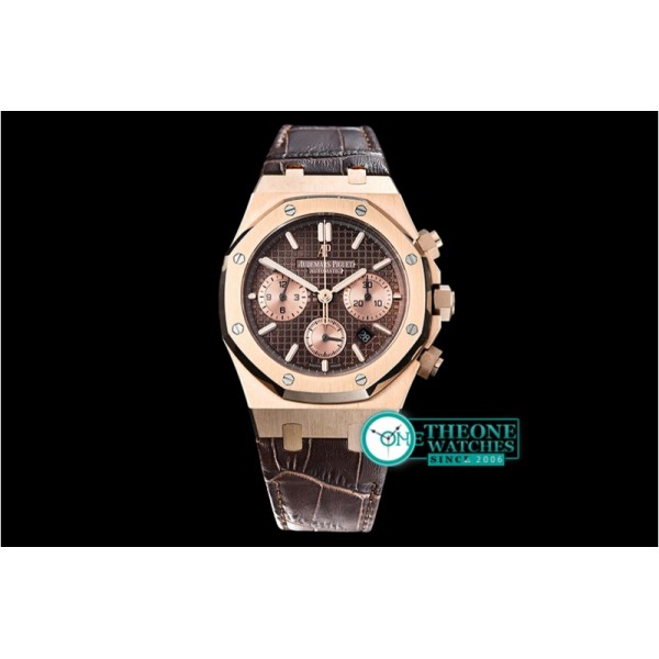 Audemars Piguet - Royal Oak Chronograph 26320ST RG/LE Brown/RG JHF A7750