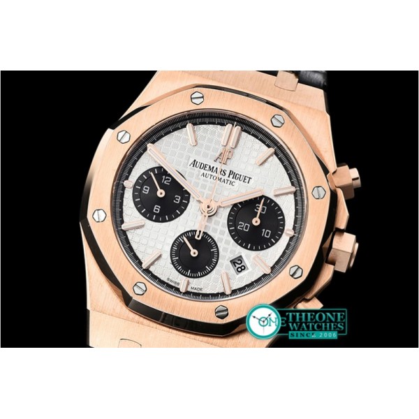 Audemars Piguet - Royal Oak Chronograph 26320ST RG/LE Wht/Blk JHF A7750