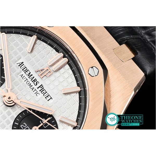 Audemars Piguet - Royal Oak Chronograph 26320ST RG/LE Wht/Blk JHF A7750