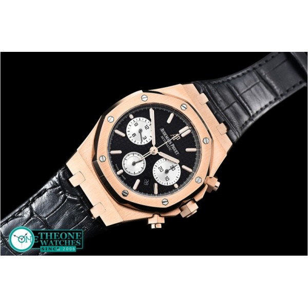 Audemars Piguet - Royal Oak Chronograph 26320ST RG/LE Blk/Wht JHF A7750