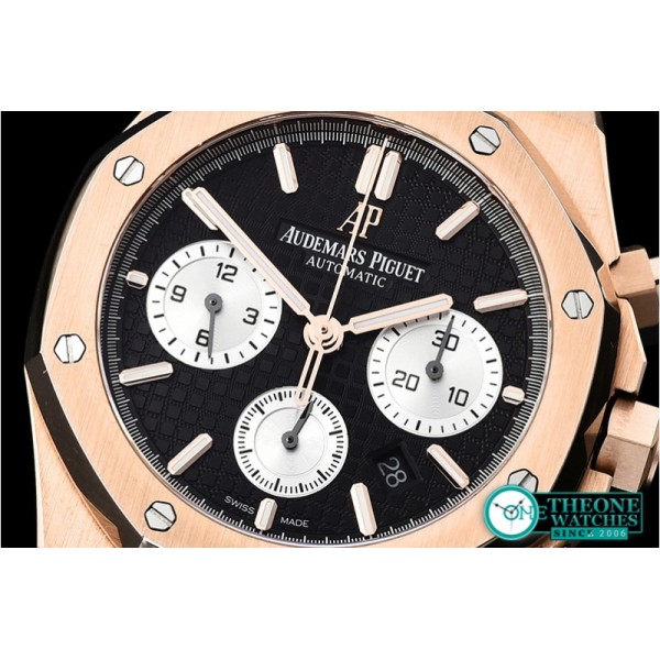 Audemars Piguet - Royal Oak Chronograph 26320ST RG/LE Blk/Wht JHF A7750