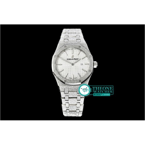 Audemars Piguet - AP Royal Oak 33mm Frosted SS/SS White JHF Swiss Quartz