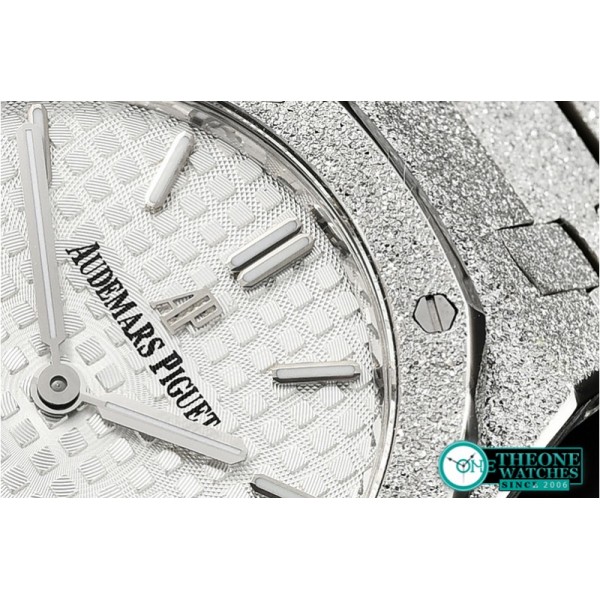 Audemars Piguet - AP Royal Oak 33mm Frosted SS/SS White JHF Swiss Quartz