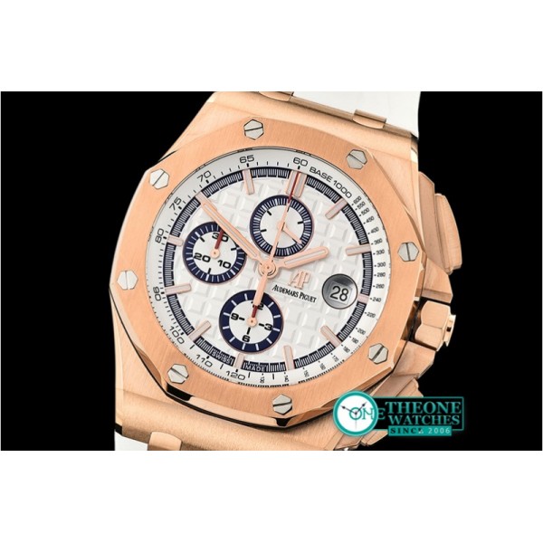 Audemars Piguet - AP ROO Le Byblos Saint-Tropez RG/RU White JF A3126 Mod