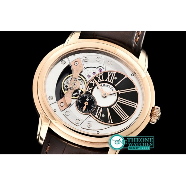 Audemars Piguet - Millenary Ref. 15350 RG/LE Blk/Wht V9F Asia 23J Mod