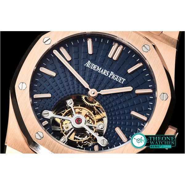 Audemars Piguet - Royal Oak Tourbillon RG/RG Blue Real Flying Tourbillon