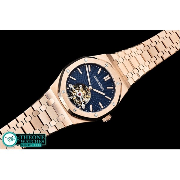 Audemars Piguet - Royal Oak Tourbillon RG/RG Blue Real Flying Tourbillon