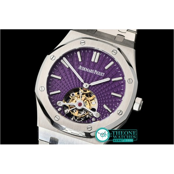 Audemars Piguet - Royal Oak Tourbillon SS/SS Purple Flying Tourbillon