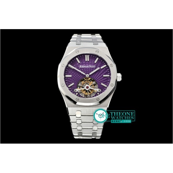 Audemars Piguet - Royal Oak Tourbillon SS/SS Purple Flying Tourbillon