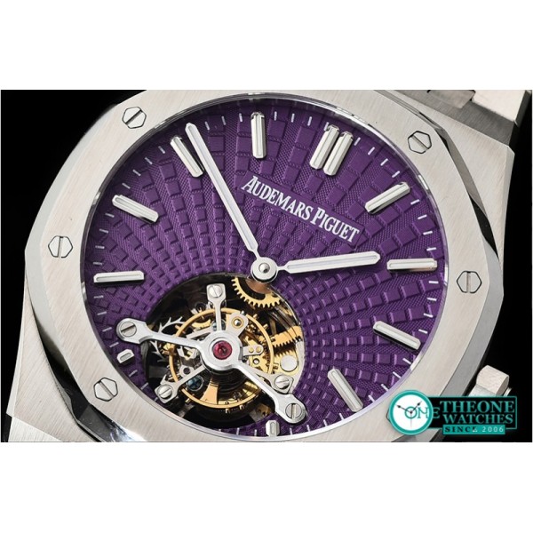 Audemars Piguet - Royal Oak Tourbillon SS/SS Purple Flying Tourbillon