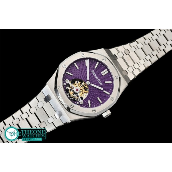 Audemars Piguet - Royal Oak Tourbillon SS/SS Purple Flying Tourbillon