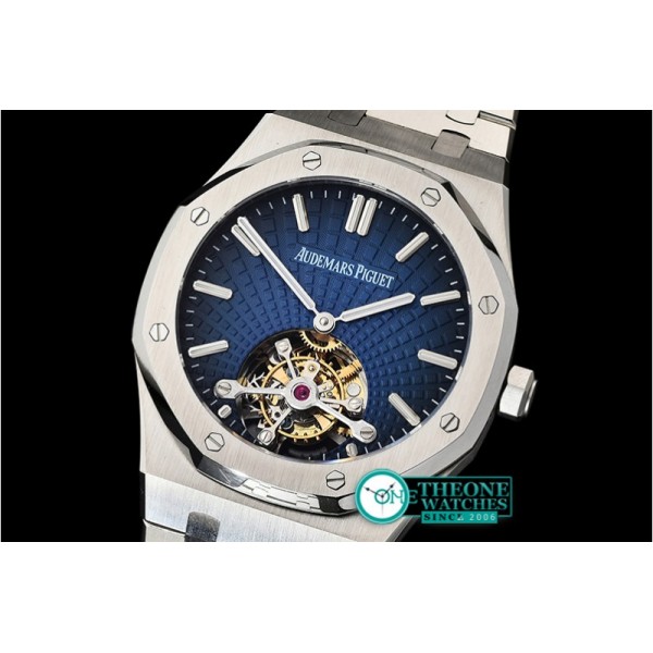 Audemars Piguet - Royal Oak Tourbillon SS/SS Grad.Blue Flying Tourbillon