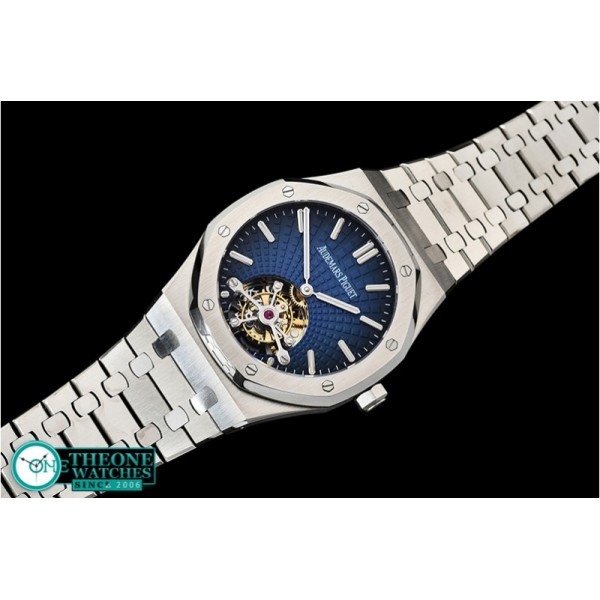 Audemars Piguet - Royal Oak Tourbillon SS/SS Grad.Blue Flying Tourbillon