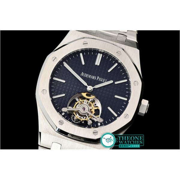 Audemars Piguet - Royal Oak Extra Thin Tourb SS/SS Blue JF Flying Tourb