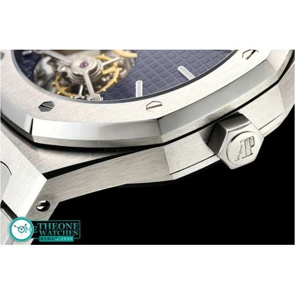 Audemars Piguet - Royal Oak Extra Thin Tourb SS/SS Blue JF Flying Tourb