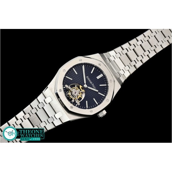 Audemars Piguet - Royal Oak Extra Thin Tourb SS/SS Blue JF Flying Tourb