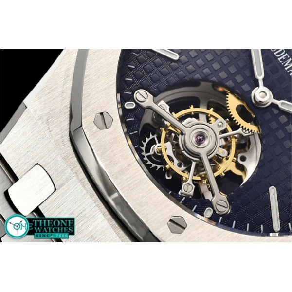 Audemars Piguet - Royal Oak Extra Thin Tourb SS/SS Blue JF Flying Tourb