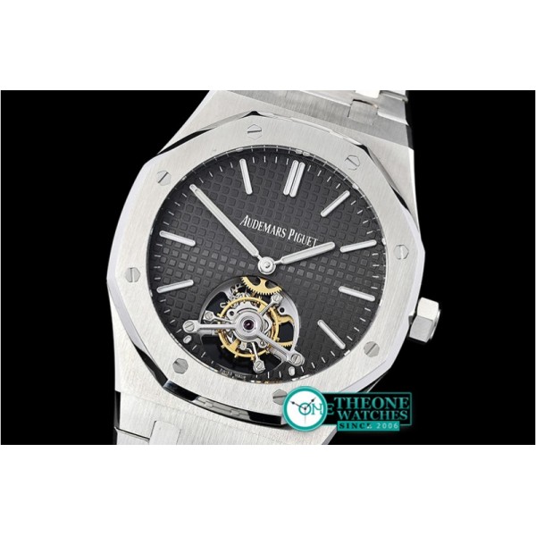 Audemars Piguet - Royal Oak Extra Thin Tourb SS/SS Grey JF Flying Tourb