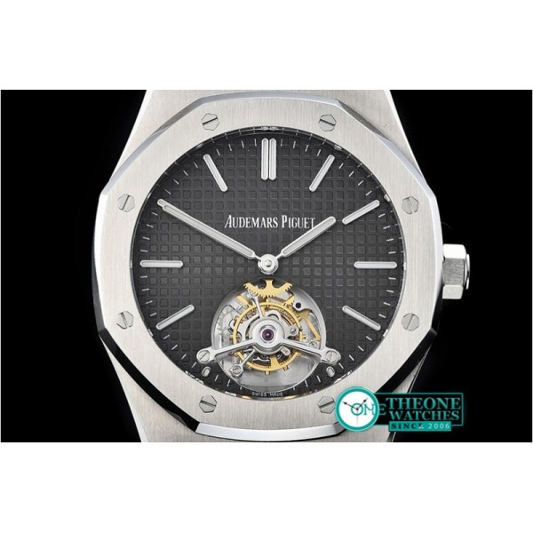 Audemars Piguet - Royal Oak Extra Thin Tourb SS/SS Grey JF Flying Tourb