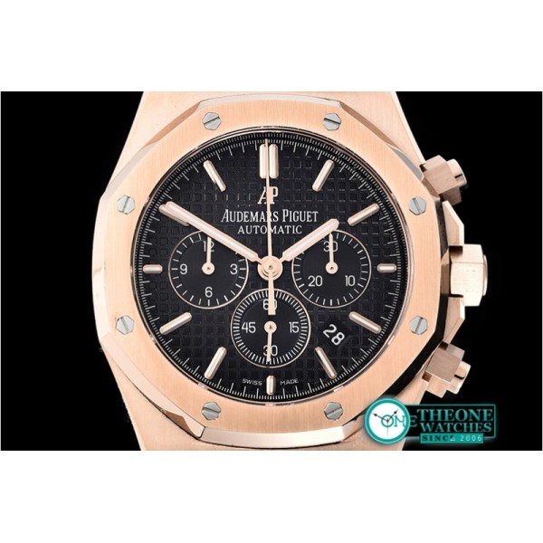 Audemars Piguet - Royal Oak Chronograph 26331ST RG/RG F.Black OMF A775
