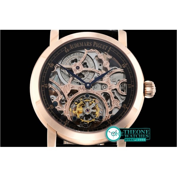 Audemars Piguet - AP Jules Tourbillon Rep Minutes RG/LE Blk Tourbillon