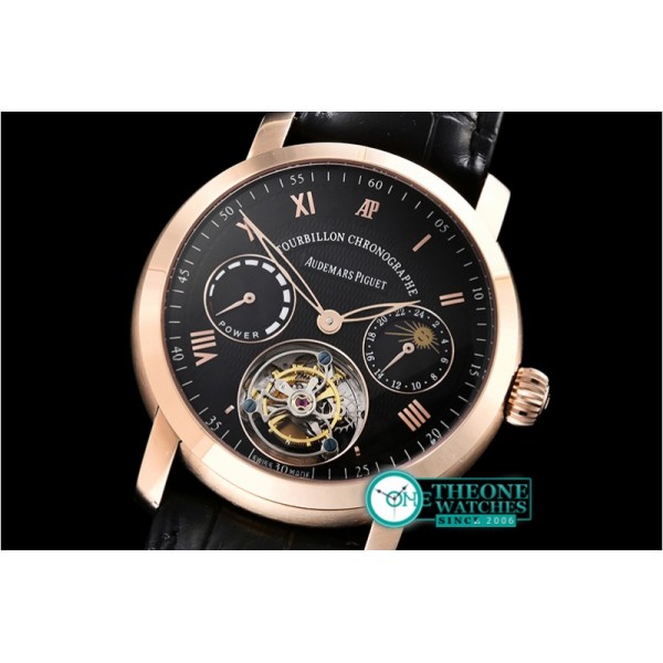 Audemars Piguet - AP Jules Tourbillon Chronographe RG/LE Blk Tourbillon