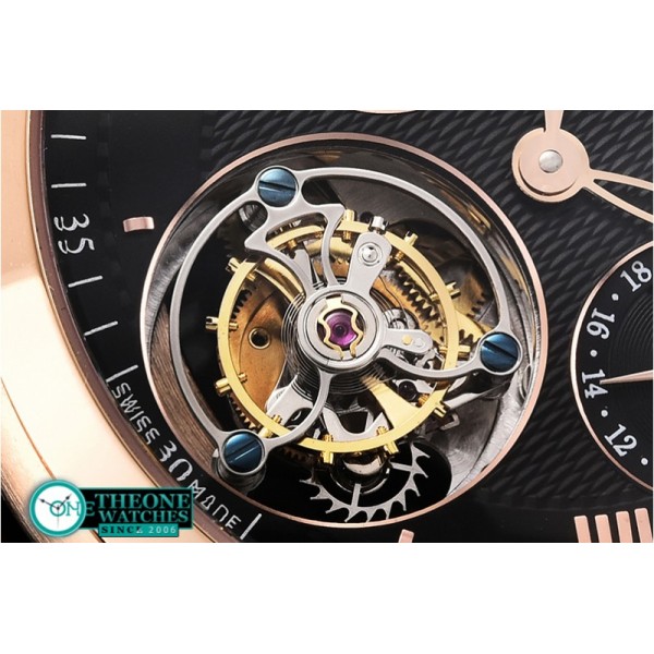 Audemars Piguet - AP Jules Tourbillon Chronographe RG/LE Blk Tourbillon