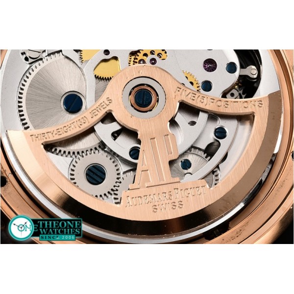 Audemars Piguet - AP Jules Tourbillon Chronographe RG/LE Wht Tourbillon