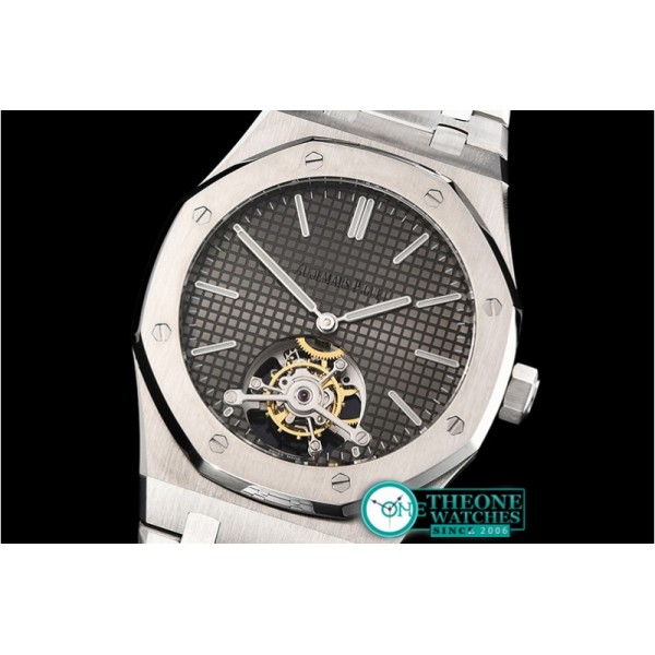 Audemars Piguet - Royal Oak Extra Thin Tourb SS/SS Grey JF Flying Tourb