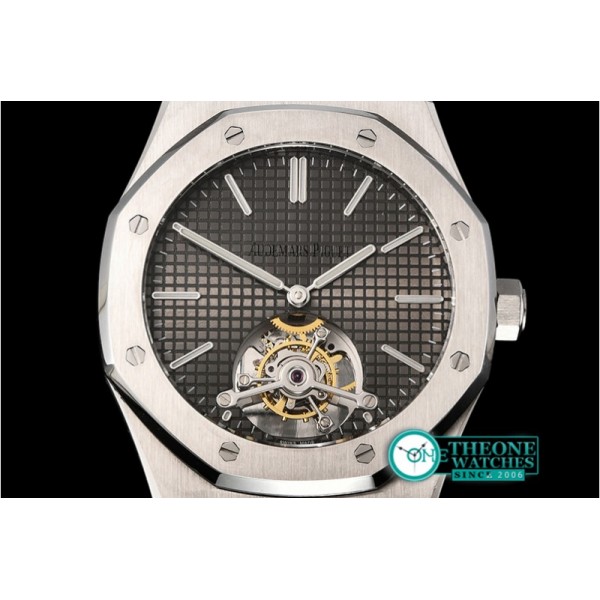 Audemars Piguet - Royal Oak Extra Thin Tourb SS/SS Grey JF Flying Tourb