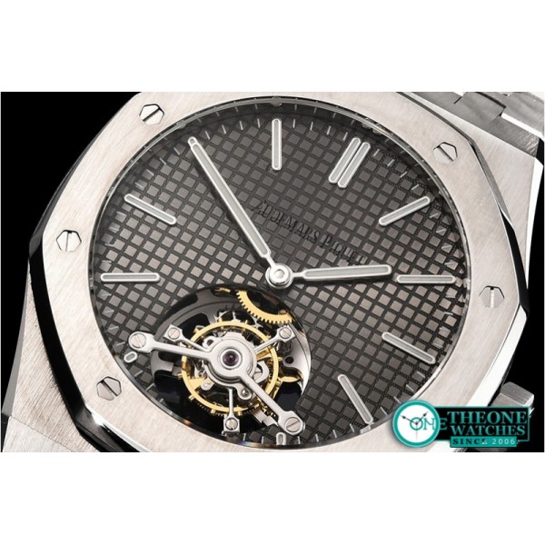 Audemars Piguet - Royal Oak Extra Thin Tourb SS/SS Grey JF Flying Tourb