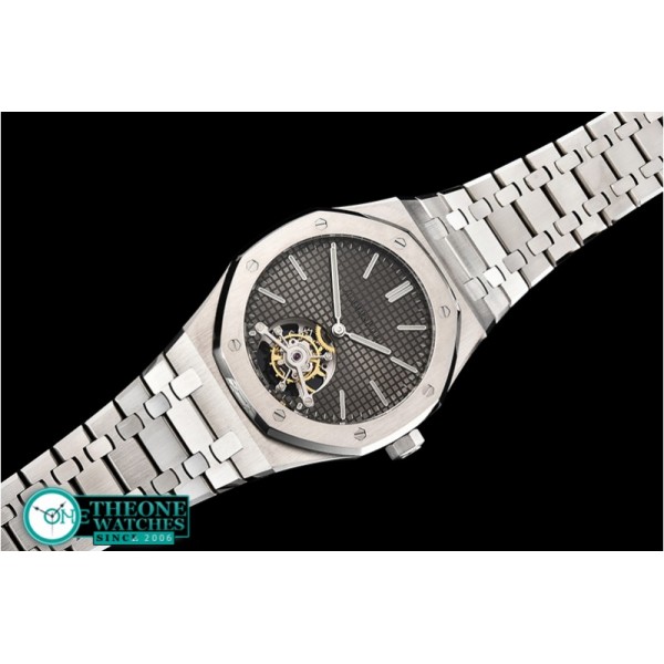 Audemars Piguet - Royal Oak Extra Thin Tourb SS/SS Grey JF Flying Tourb