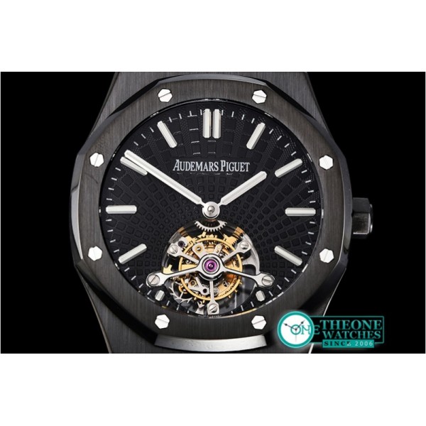 Audemars Piguet  - Royal Oak Tourbillon PVD/PVD Black R8F Flying Tourb