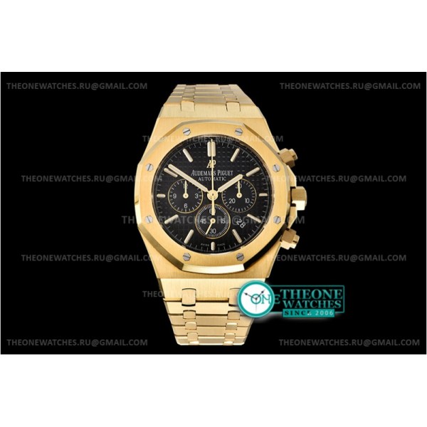 Audemars Piguet - Royal Oak Chronograph 26331ST YG/YG Black OMF A7750