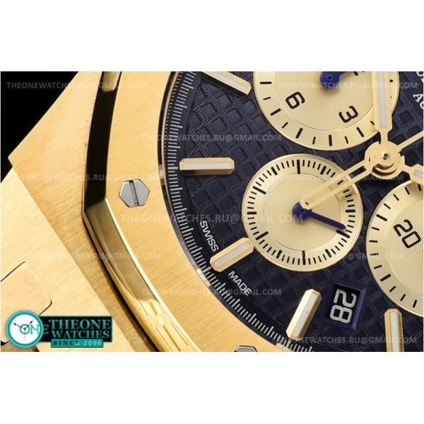Audemars Piguet - Royal Oak Chronograph 26331ST YG/YG Blue/Gld OMF A7750