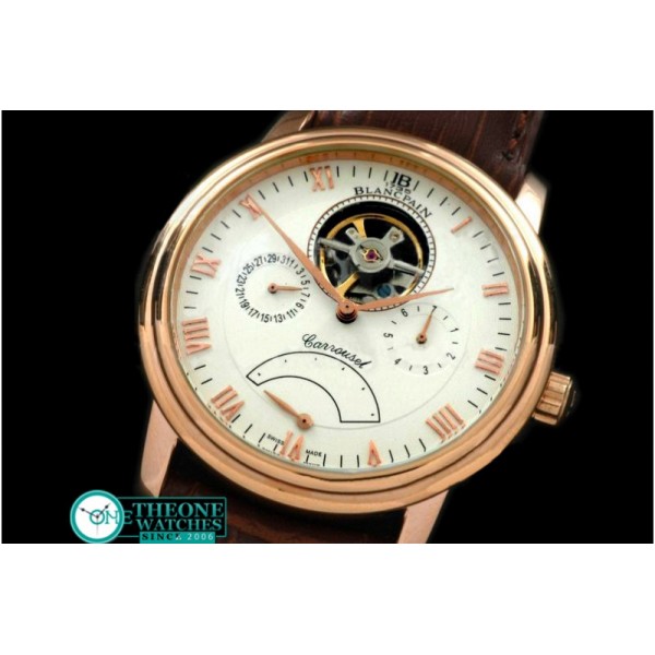 Blancpain - Carrousel Tourbillon RG/LE White Asian 2813