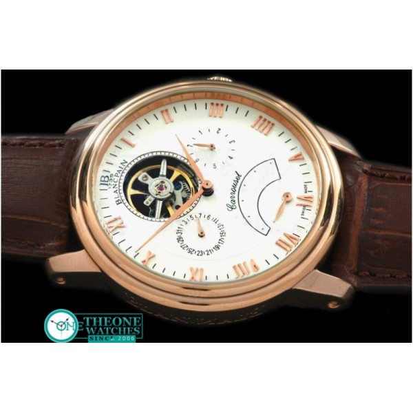 Blancpain - Carrousel Tourbillon RG/LE White Asian 2813