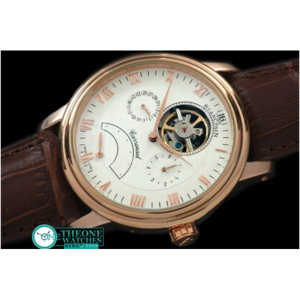 Blancpain - Carrousel Tourbillon RG/LE White Asian 2813