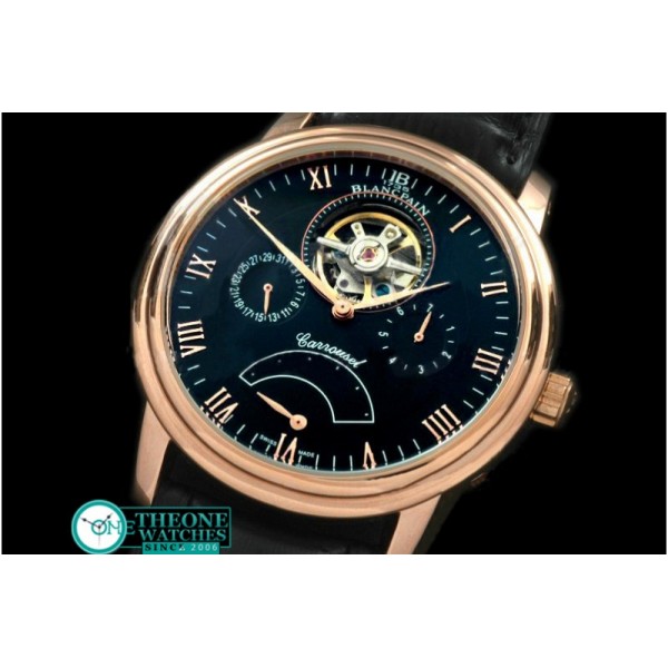 Blancpain - Carrousel Tourbillon RG/LE Black Asian 2813