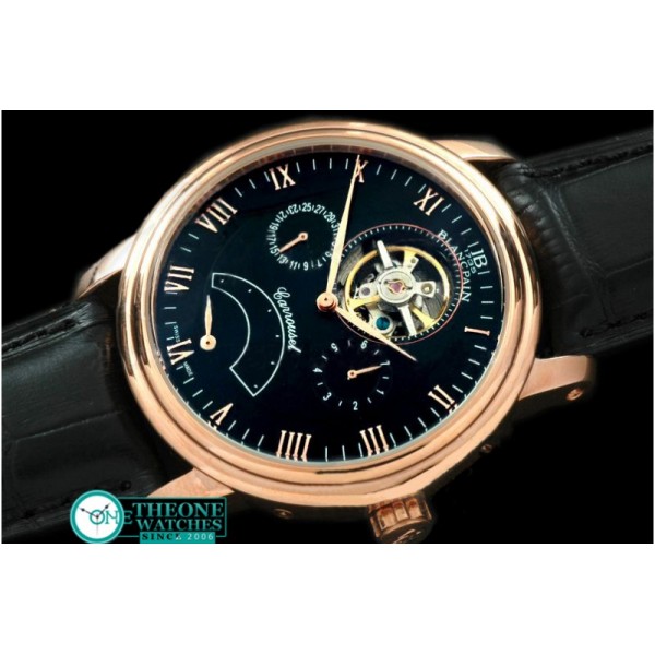 Blancpain - Carrousel Tourbillon RG/LE Black Asian 2813