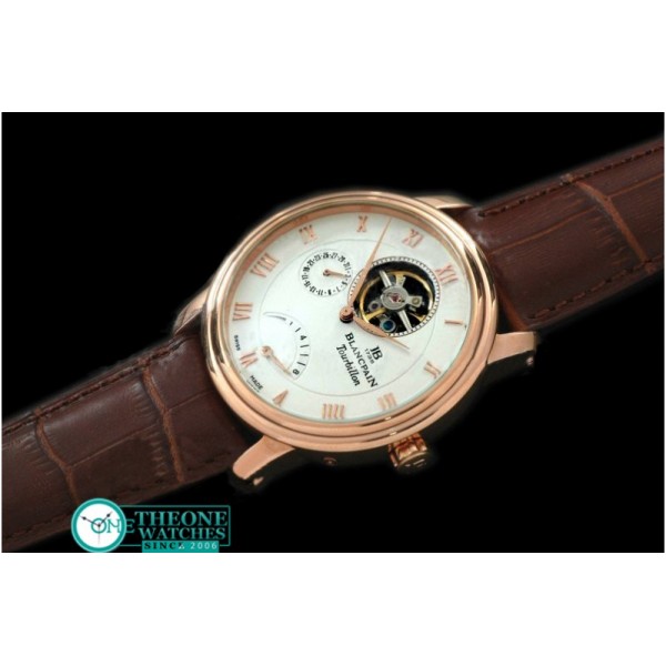 Blancpain - Villaret Tourbillon RG/LE White Asian 2813